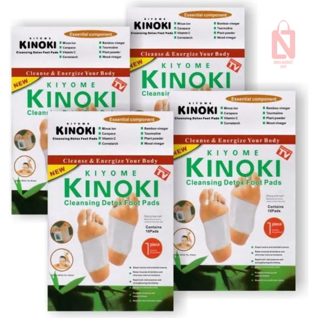 بديل الحجامة لاصقة القدمين KINOKI اليابانية السحرية - الصورة 4